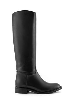 Stivale alto in pelle nera JULIE DEE | MW526NERO